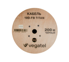 Кабель коаксиальный VEGATEL 10D-FB (Titan, черный)