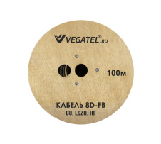 Кабель коаксиальный VEGATEL 8D-FB Cu (ГОСТ, синий)